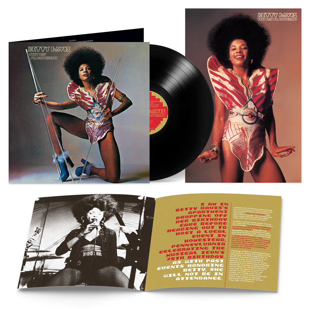 BETTY DAVIS - They Say I'm Different (2023 Expanded Reissue) - LP - Black Vinyl