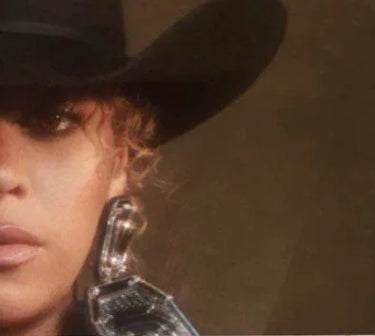 BEYONCÉ - Cowboy Carter (Cowboy Hat Back Cover) - 2LP - Transparent Blue Vinyl