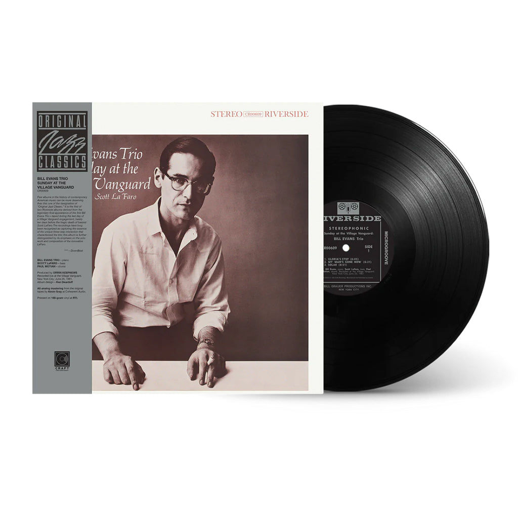 BILL EVANS TRIO - Sunday At The Village Vanguard (Original Jazz Classics Series) - LP - 180g Vinyl [DATE TBC]