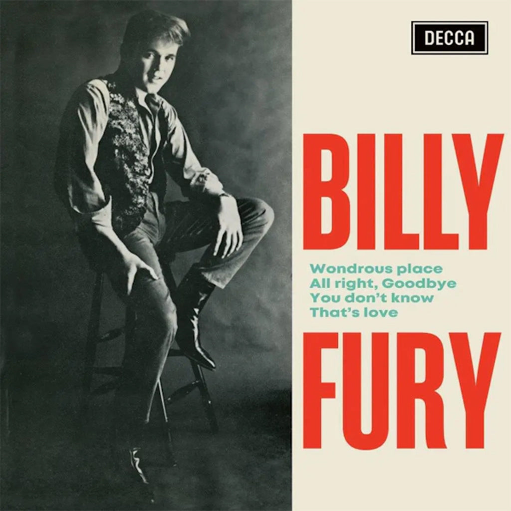 BILL FURY - Wondrous Place - 7'' EP - Clear Vinyl