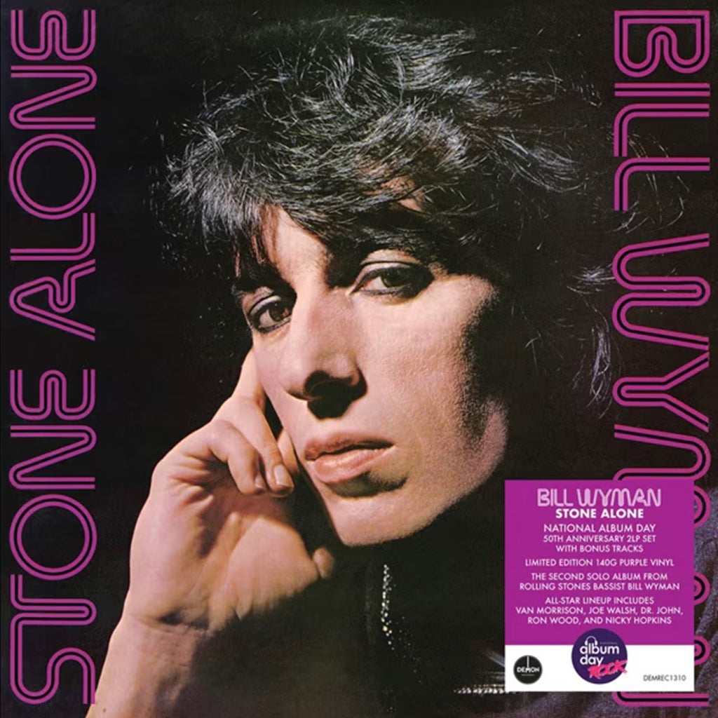 BILL WYMAN - Stone Alone (50th Anniversary Edition w/ Bonus tracks) [National Album Day 2025] - 2LP - Purple Vinyl