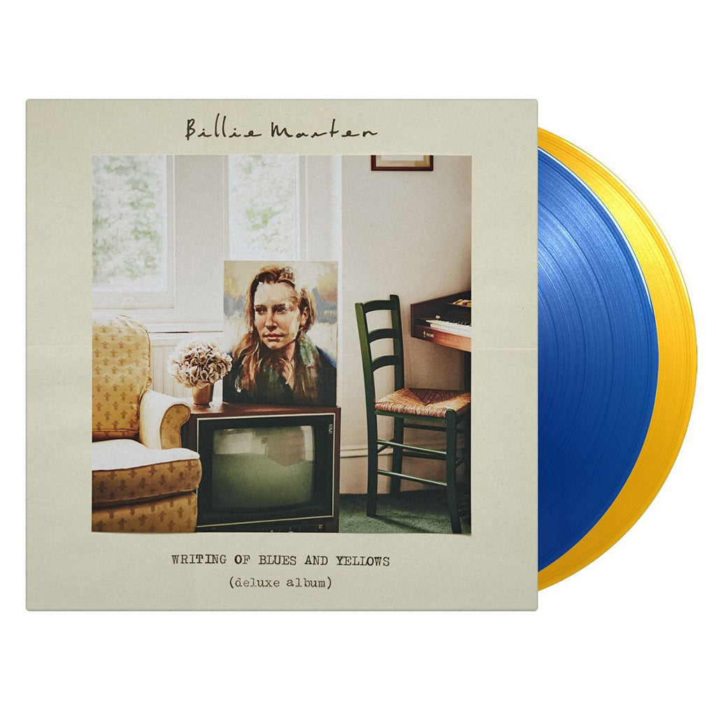 BILLIE MARTEN - Writing Of Blues And Yellows (Deluxe Album) - 2LP - 180g Blue and Translucent Yellow Vinyl