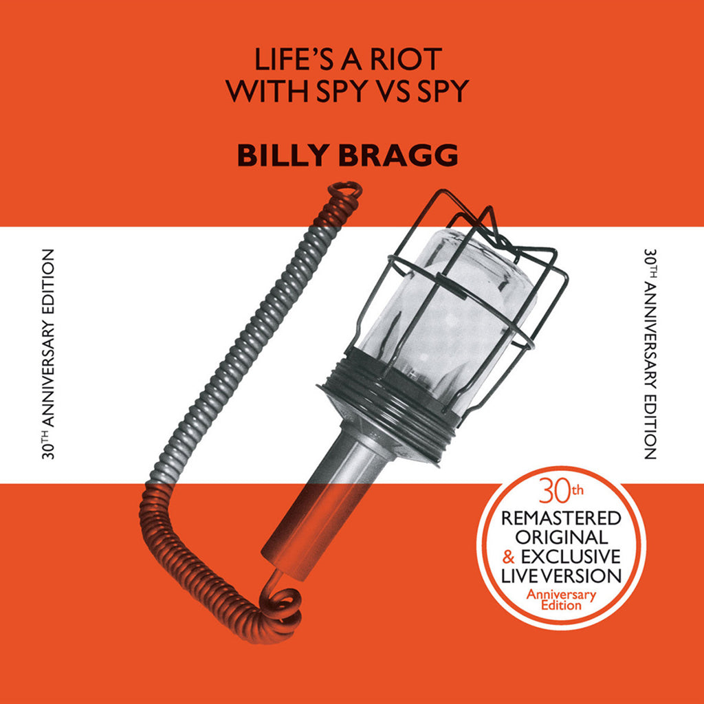 BILLY BRAGG - Life's A Riot With Spy vs Spy (30th Anniversary Remastered Edition) [Repress] - LP - 180g Black Vinyl