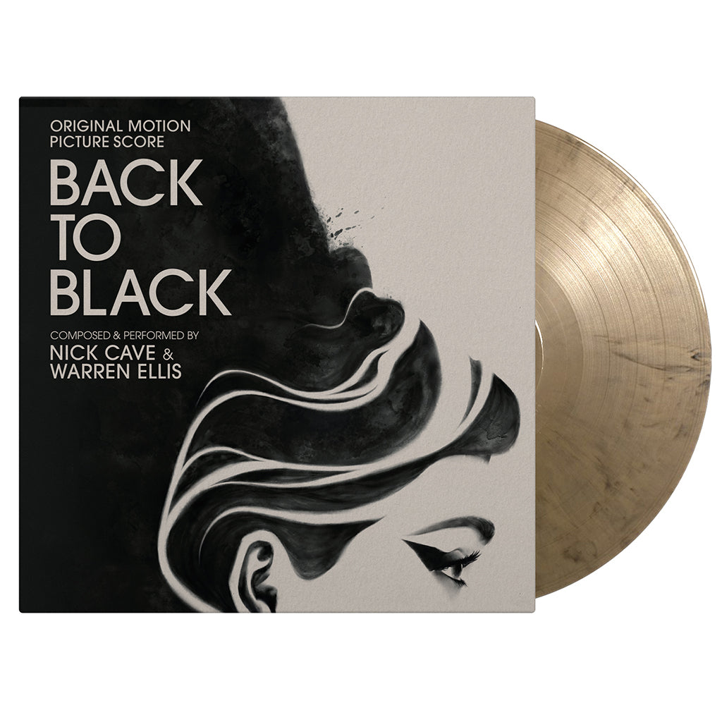 NICK CAVE & WARREN ELLIS - Back To Black (Original Score) [Repress] - LP - 180g Gold & Black Marbled Vinyl [NOV 7]