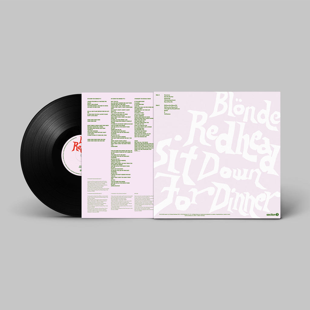 BLONDE REDHEAD - Sit Down for Dinner - LP - Black Vinyl [SEP 29]