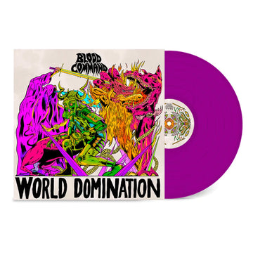 BLOOD COMMAND - World Domination - LP - Neon Violet Vinyl
