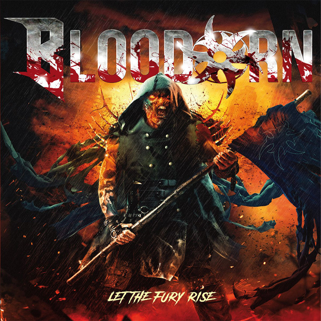 BLOODORN - Let the Fury Rise - LP - Orange/Black Marbled Vinyl [MAY 24]