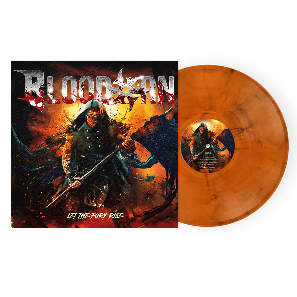 BLOODORN - Let the Fury Rise - LP - Orange/Black Marbled Vinyl [MAY 24]