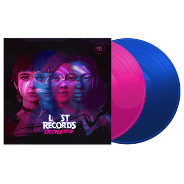 RUTH RADELET (CHROMATICS) / MILK AND BONE / NORA KELLY BAND - Lost Records: Bloom and Rage (Original Game Soundtrack) - 2LP - Transparent Pink & Blue Vinyl [MAY 23]