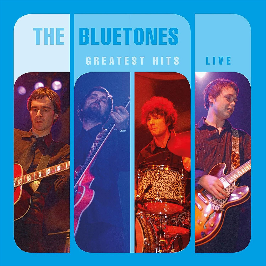 THE BLUETONES - Greatest Hits - Live - LP - Blue Vinyl