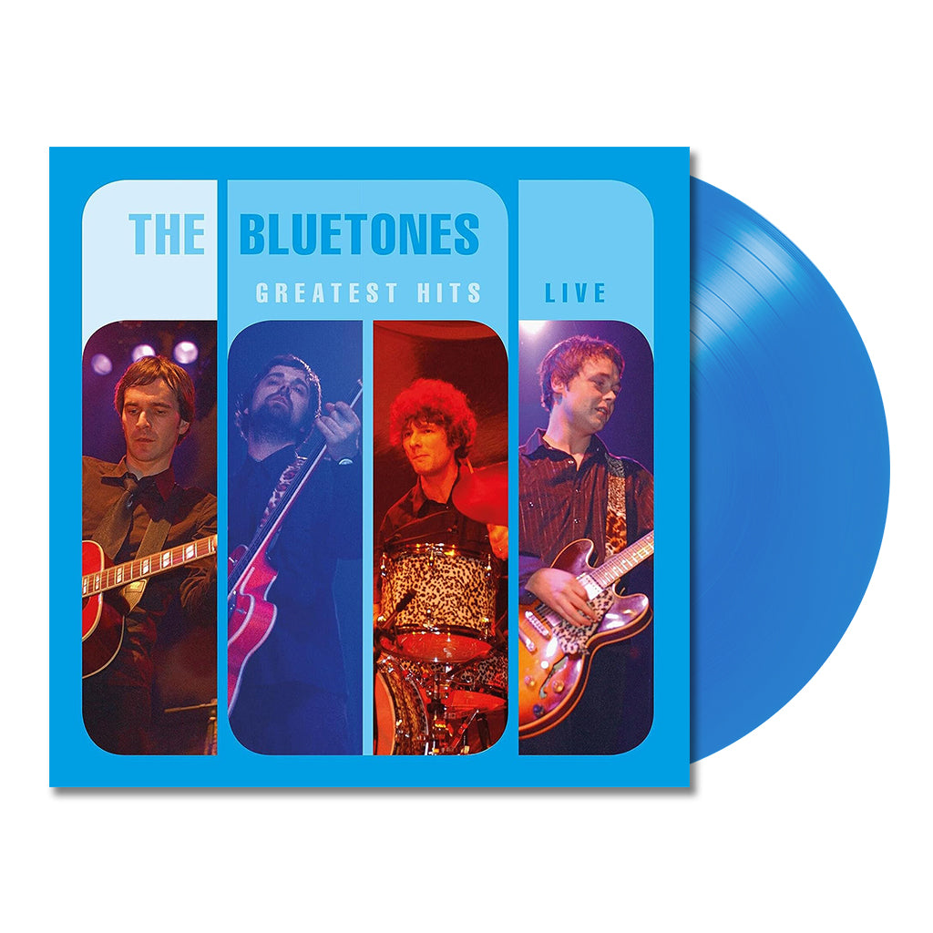 THE BLUETONES - Greatest Hits - Live - LP - Blue Vinyl