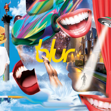 BLUR - The Great Escape (30th Anniversary Expanded Edition w/ New Artwork) - 2LP - Yellow and Turquoise Colour Vinyl