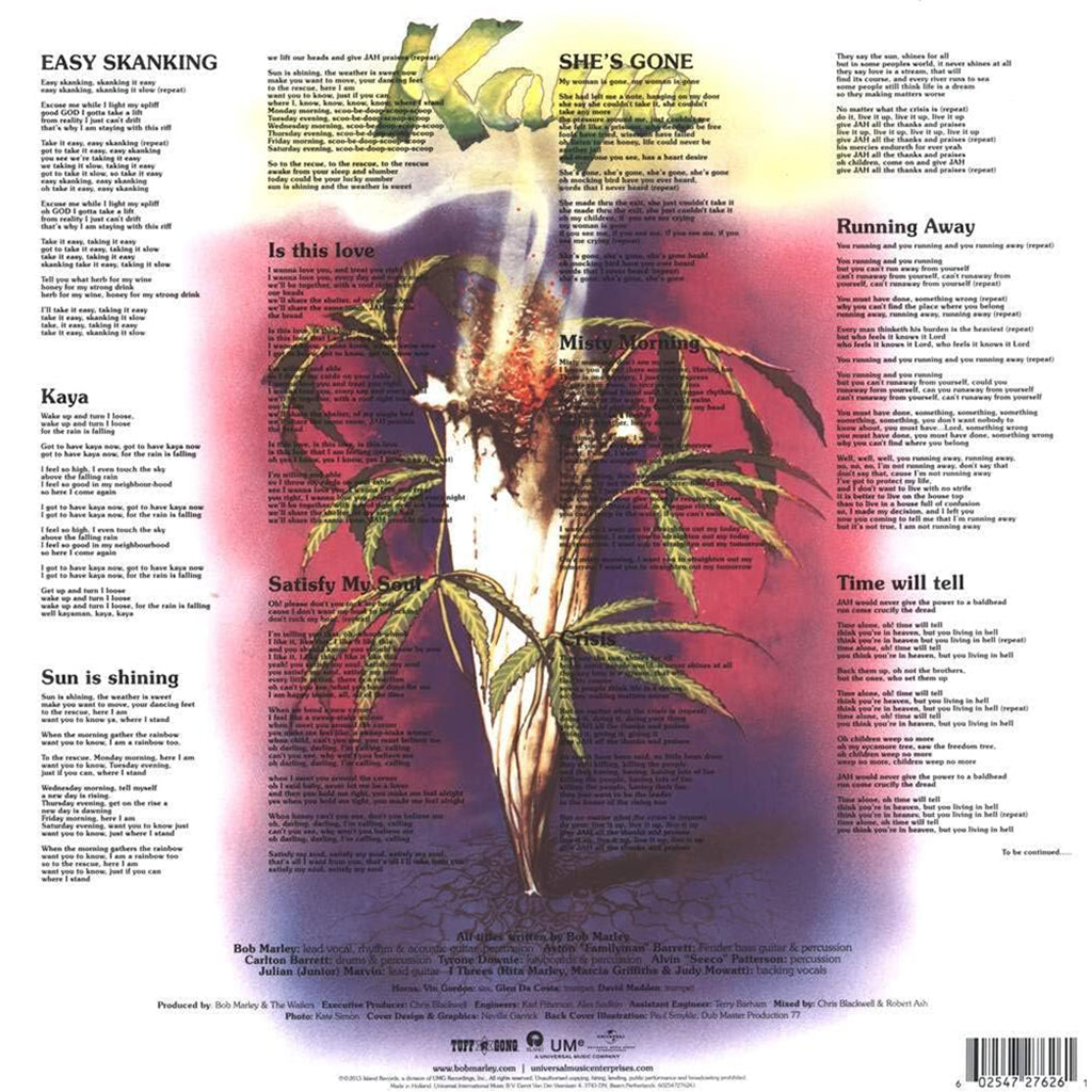 BOB MARLEY & THE WAILERS - Kaya - LP - Vinyl
