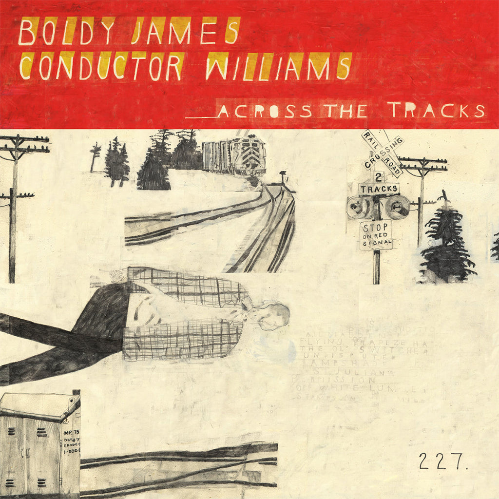 BOLDY JAMES & CONDUCTOR WILLIAMS - Across The Tracks - LP - Bone Colour Vinyl
