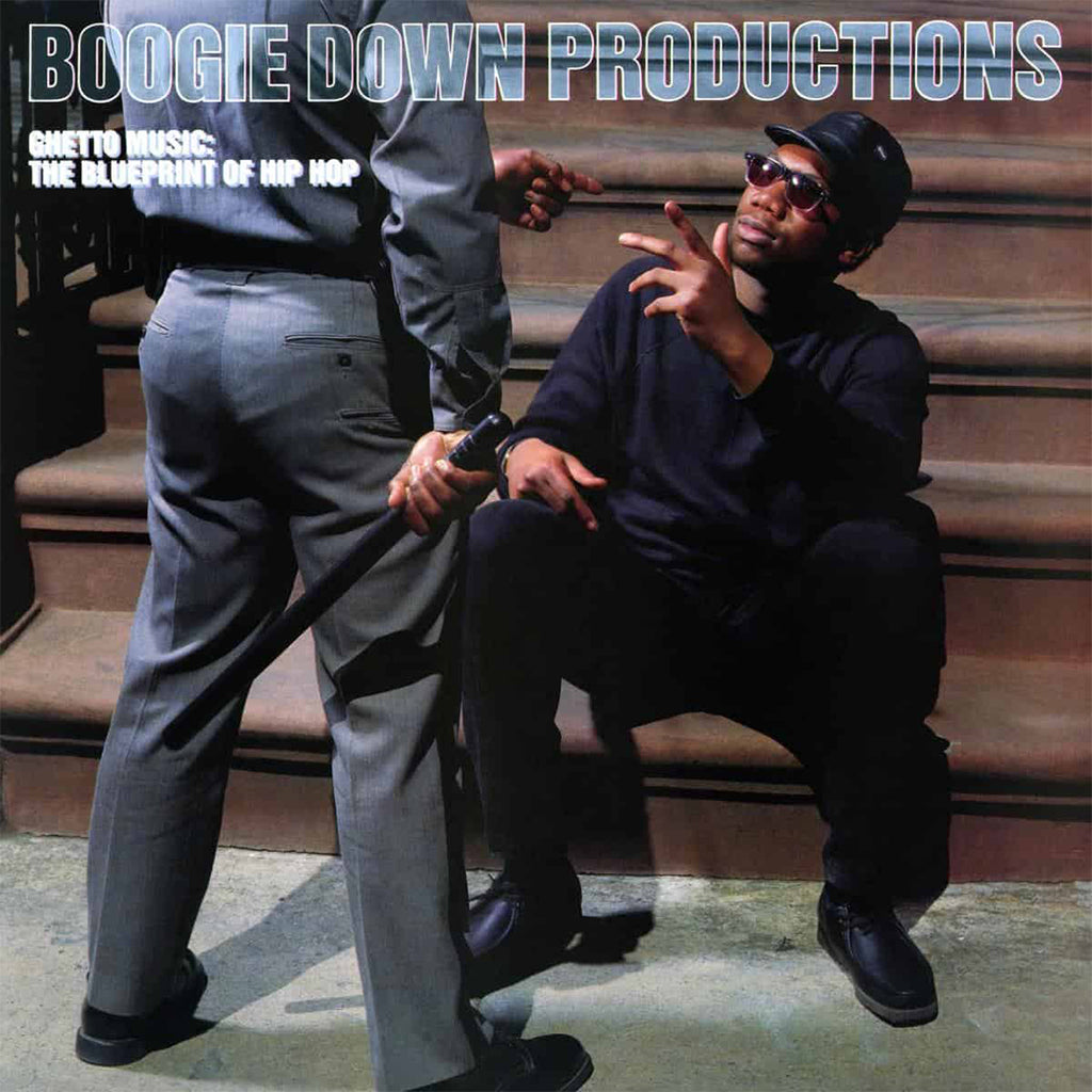 BOOGIE DOWN PRODUCTIONS - Ghetto Music: The Blueprint Of Hip Hop (Reissue w/ Bonus Tracks) - 2LP - Blue Ink-In-Clear Coloured Vinyl [DEC 13]