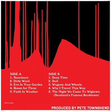 THE BOOKSHOP BAND (WITH PETE TOWNSHEND) - Emerge, Return - LP - Red and Black Vinyl