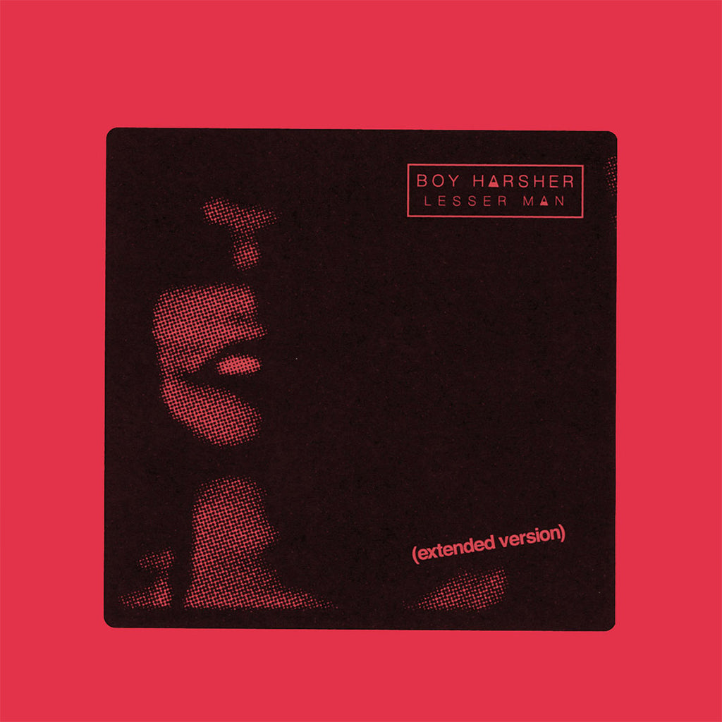 BOY HARSHER - Lesser Man (extended version) [2023 Repress] - LP - Crystal Clear Vinyl