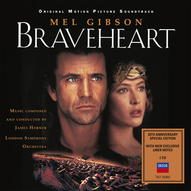 JAMES HORNER / THE LONDON SYMPHONY ORCHESTRA - Braveheart (Original Motion Picture Soundtrack - 30th Anniversary Deluxe Edition) - 2CD [DEC 12]
