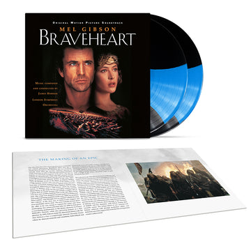JAMES HORNER / THE LONDON SYMPHONY ORCHESTRA - Braveheart (Original Soundtrack - 30th Anniversary Edition) - 2LP - 'Blue Streak' Colour Vinyl [DEC 12]