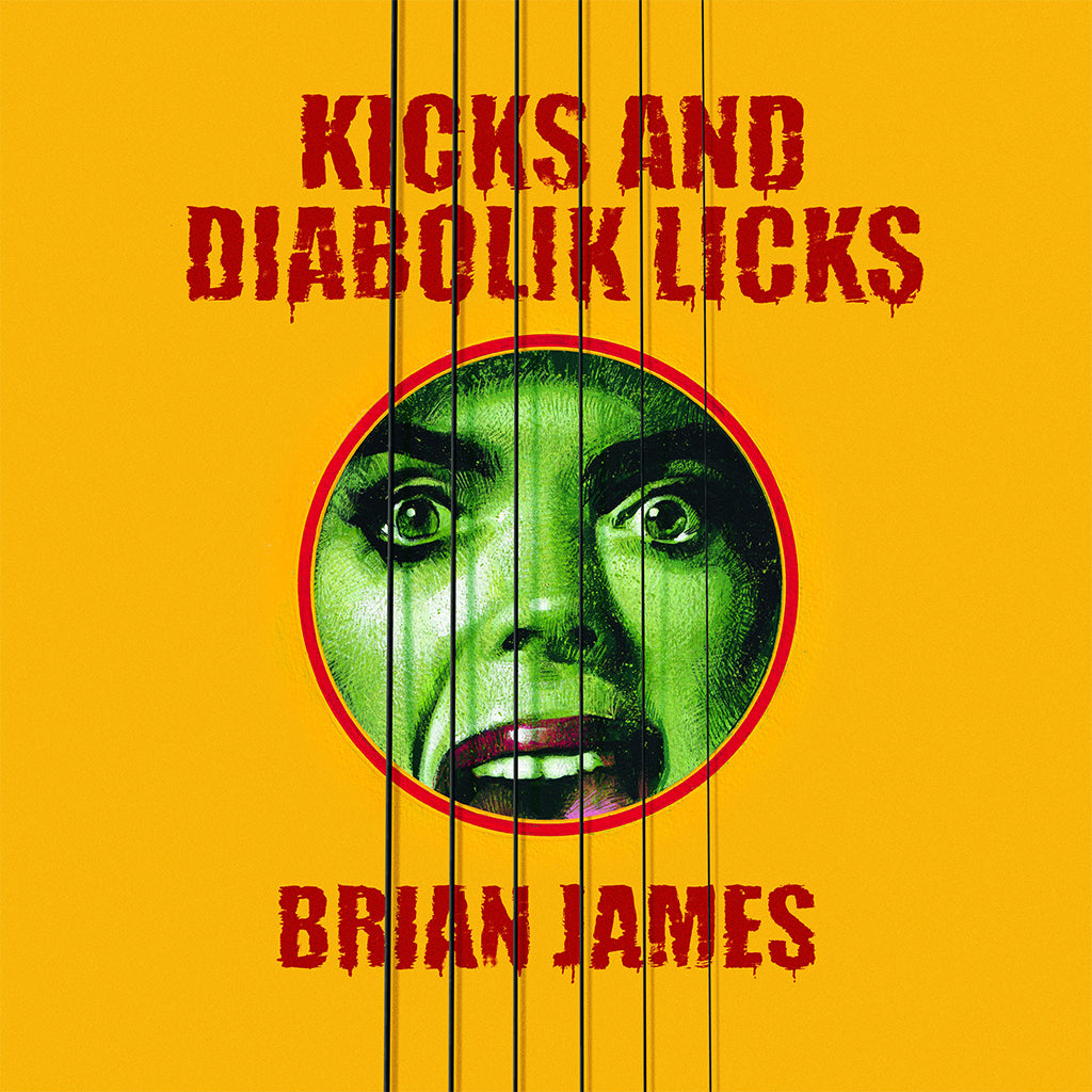 BRIAN JAMES - Kicks And Diabolik Licks - LP - Yellow Vinyl [FEB 20]