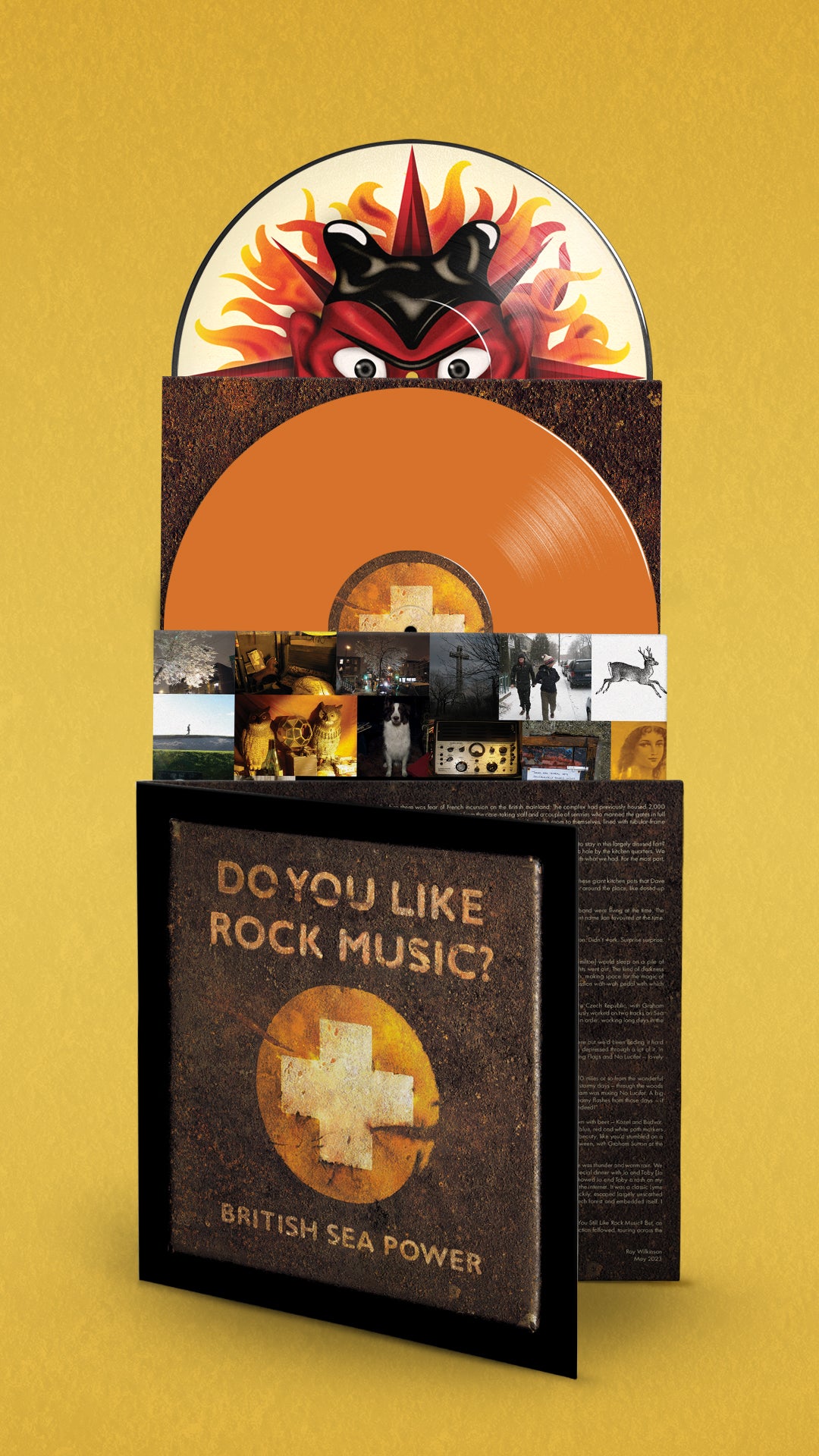 BRITISH SEA POWER - Do You Like Rock Music? (15th Anniversary Expanded Edition) - 2LP - Orange Vinyl / Picture Disc Vinyl [FEB 9]