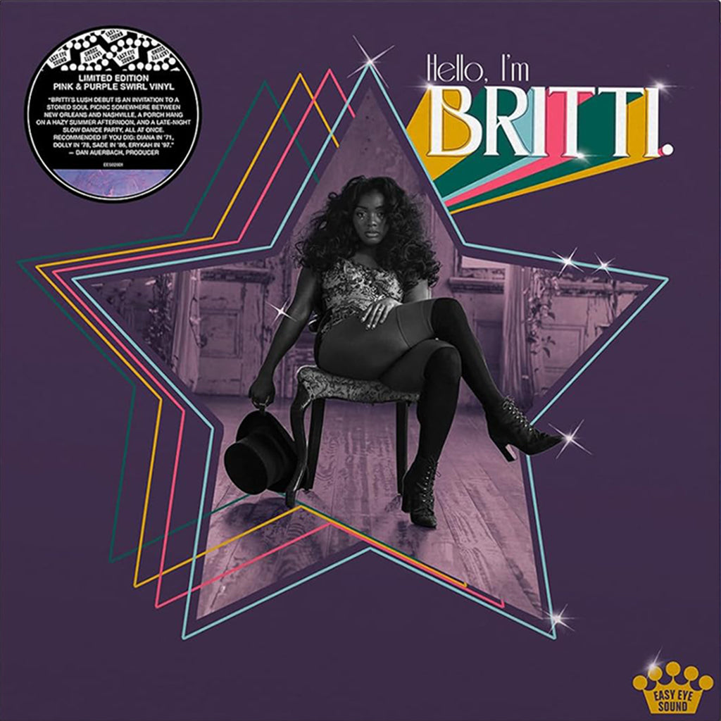 BRITTI - Hello, I’m Britti. - LP - Pink And Purple Swirl Vinyl [FEB 2]