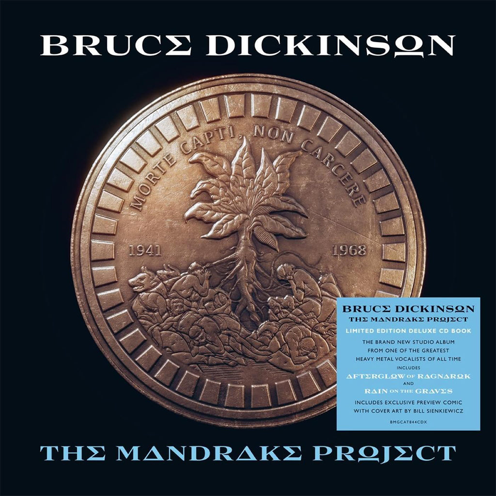 BRUCE DICKINSON - The Mandrake Project (Deluxe Edition with Comic) - Casebound Book CD with Slipcase