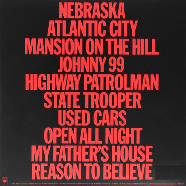BRUCE SPRINGSTEEN - Nebraska - LP - Vinyl