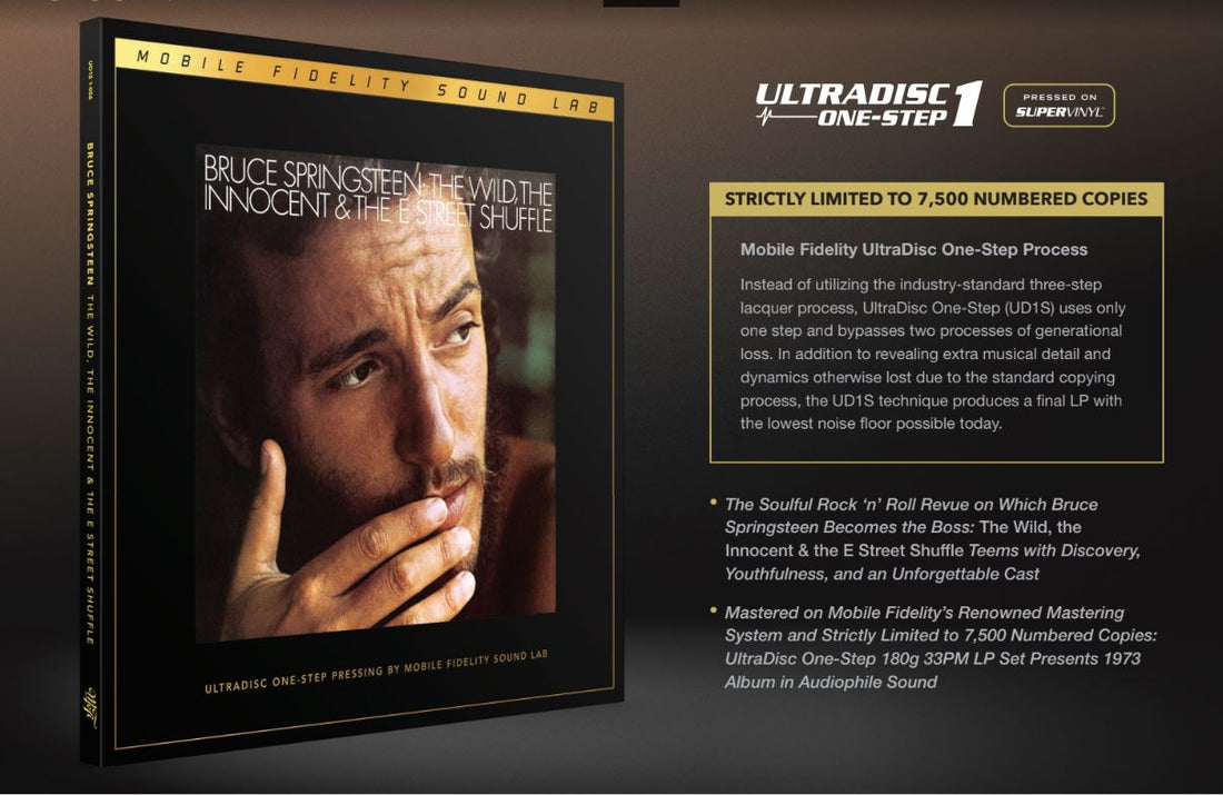 BRUCE SPRINGSTEEN - The Wild, The Innocent & The E Street Shuffle (Mobile Fidelity Numbered Edition) - LP - 180g MoFi 'SuperVinyl'