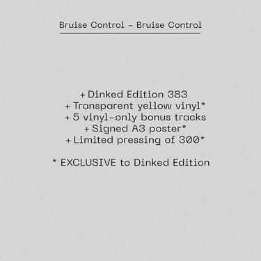 BRUISE CONTROL - Bruise Control (extended ep)
