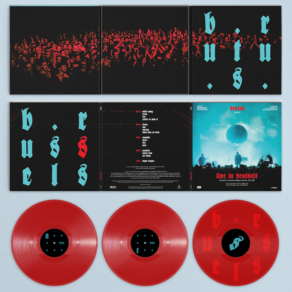 BRUTUS - Live in Brussels - 3LP - Red Vinyl [NOV 28]