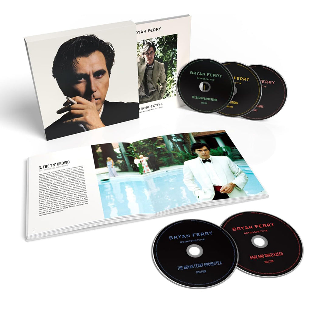 BRYAN FERRY - Retrospective: Selected Recordings 1973-2023 (with 100-page book) - 5CD - Deluxe Edition Box Set [OCT 25]