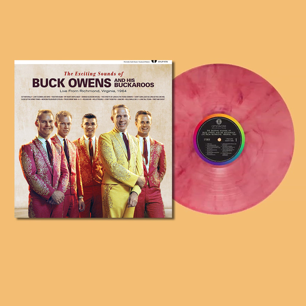 BUCK OWENS AND HIS BUCKAROOS - The Exciting Sounds Of... (Live From Richmond, Virginia, 1964) - LP - Strawberry Jam Coloured Vinyl
