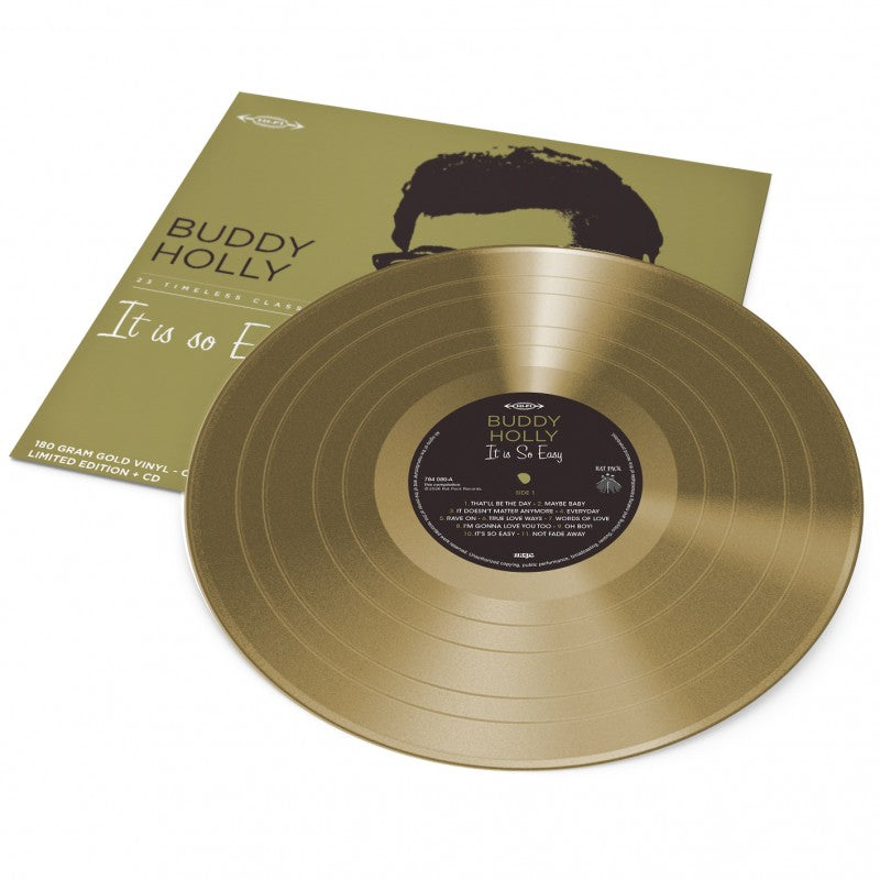 Buddy Holly - It Is So Easy - 1LP & 1CD - Gold Vinyl 180g + CD  [Record Store Day 2026]