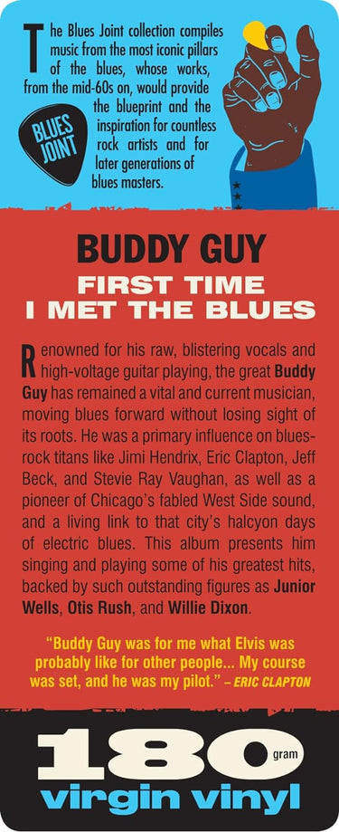 BUDDY GUY - First Time I Met The Blues (2023 Reissue) - LP - 180g Vinyl [NOV 3]