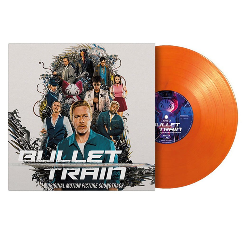 VARIOUS - Bullet Train (Original Soundtrack) - LP - 180g Tangerine Coloured Vinyl [JAN 12]