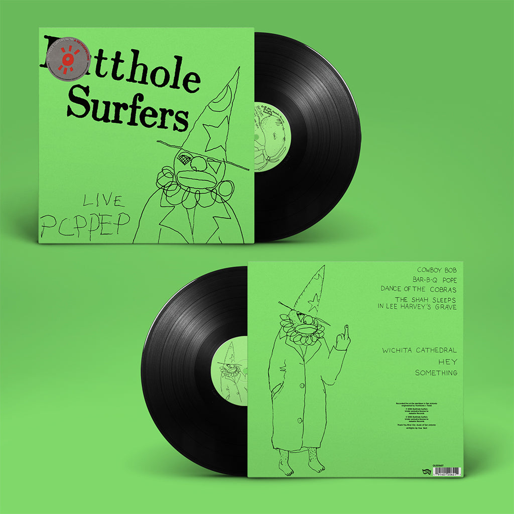 BUTTHOLE SURFERS - Live PCPPEP (2024 Remaster) - 12'' EP - Vinyl [MAR 22]