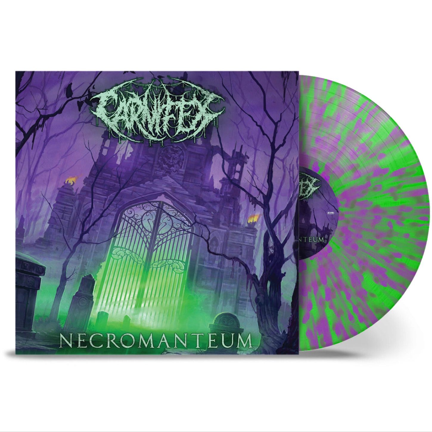 CARNIFEX - Necromanteum - LP - Neon Green w/ Purple Splatter Vinyl [OCT 6]