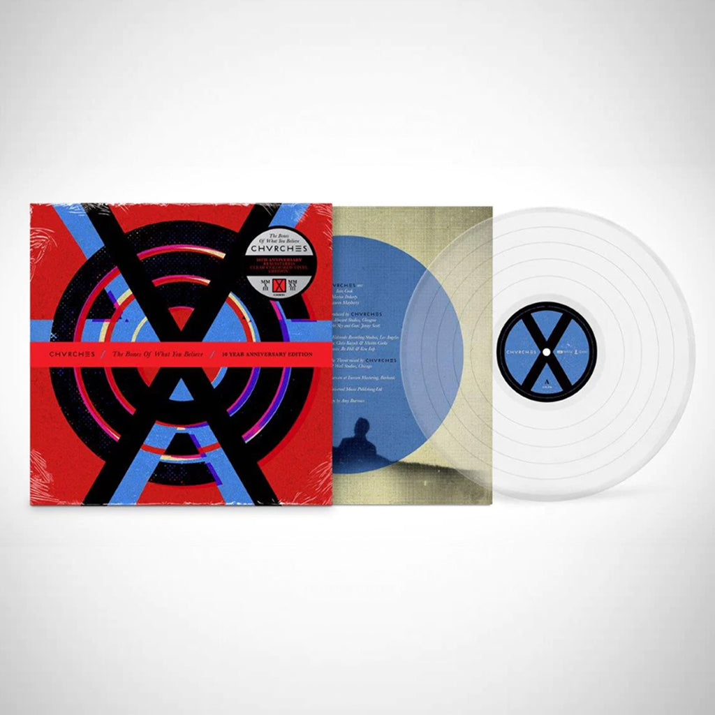 CHVRCHES - The Bones Of What You Believe (10th Anniversary Remastered Edition) - LP - Crystal Clear Vinyl [OCT 13]