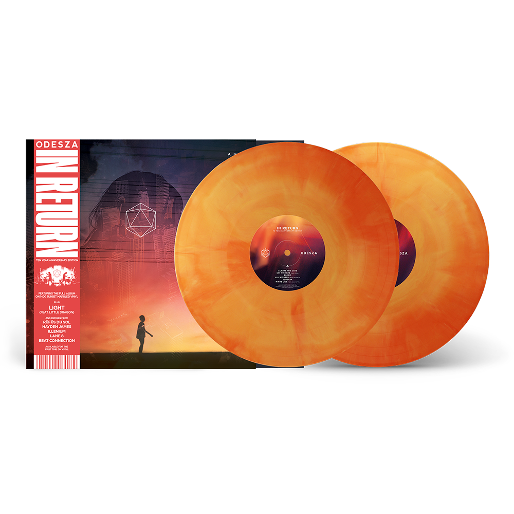 ODESZA - In Return - Ten Year Anniversary Edition - 2LP - Red and Yellow Marbled Vinyl [NOV 22]