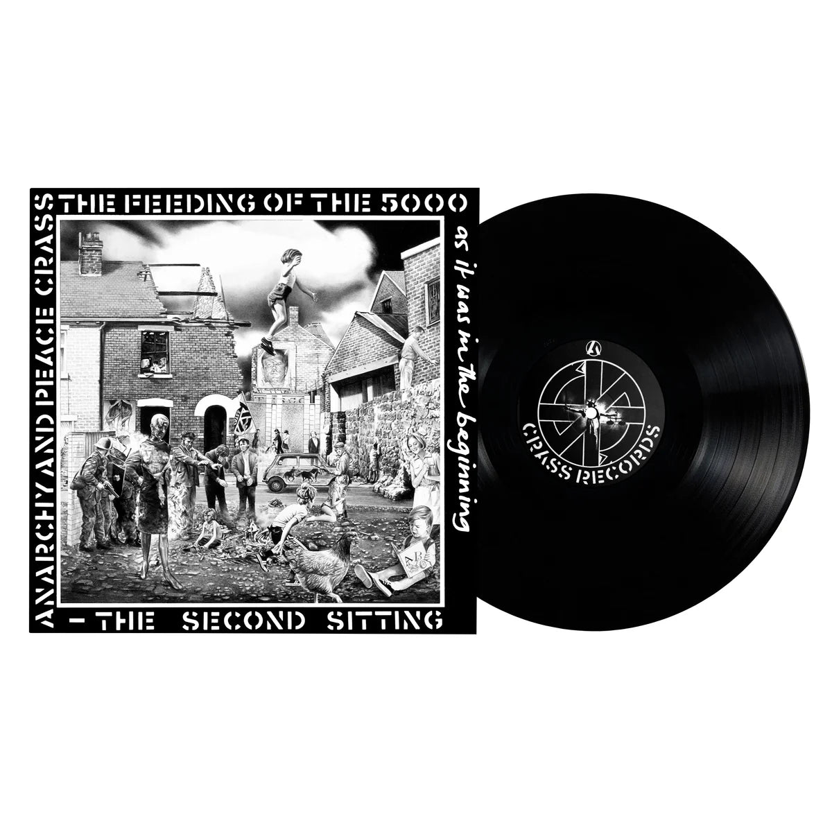 CRASS - The Feeding Of The 5000 (The Second Sitting) - LP - Black Vinyl