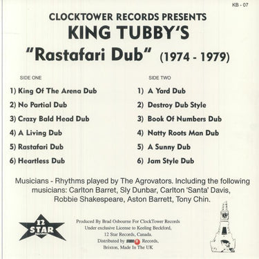 King Tubby - King Tubby's 'Rastafari Dub'