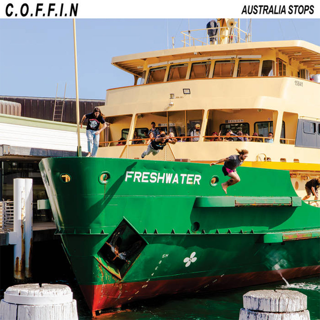 C.O.F.F.I.N - Australia Stops (Repress) - LP - 180g Green/Bone Swirl Vinyl [MAY 24]