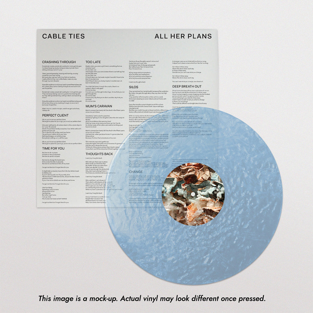 CABLE TIES - All Her Plans - LP - Metallic Ice Blue Vinyl [JUN 23]