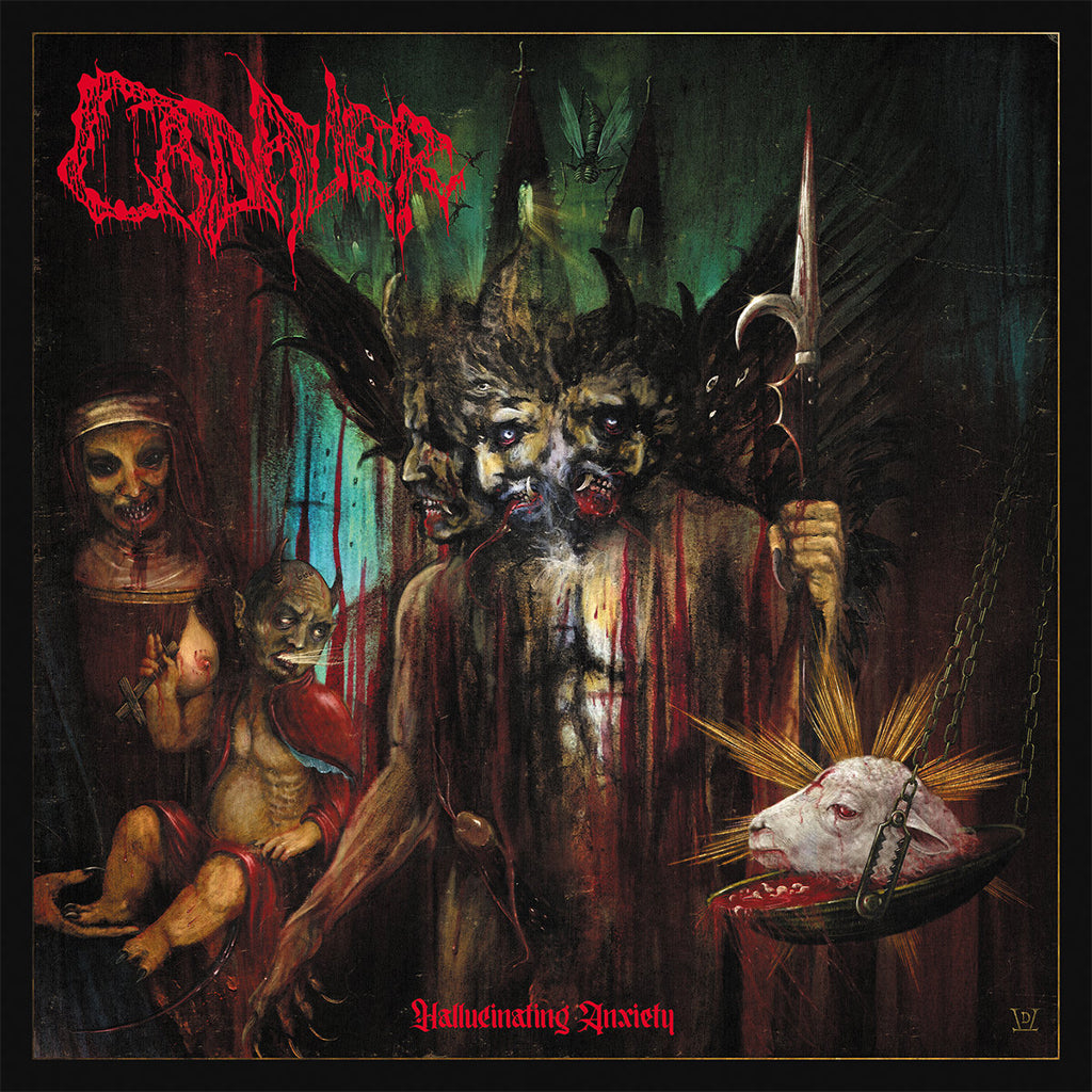 CADAVER - Hallucinating Anxiety (Reissue) - LP - 'Blood Moon' Colour Vinyl [DEC 5]