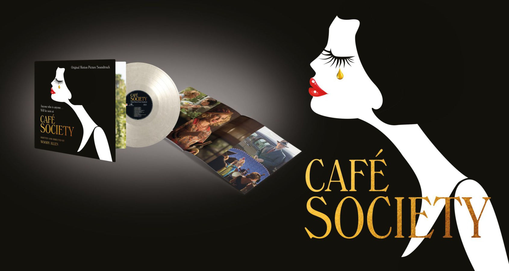 VARIOUS - Café Society - Original Motion Picture Soundtrack (2023 Reissue) - LP - Gatefold 180g Clear & White Marbled Vinyl [JUN 9]