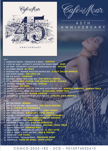 VARIOUS - Cafe Del Mar (45th Anniversary) - 2CD