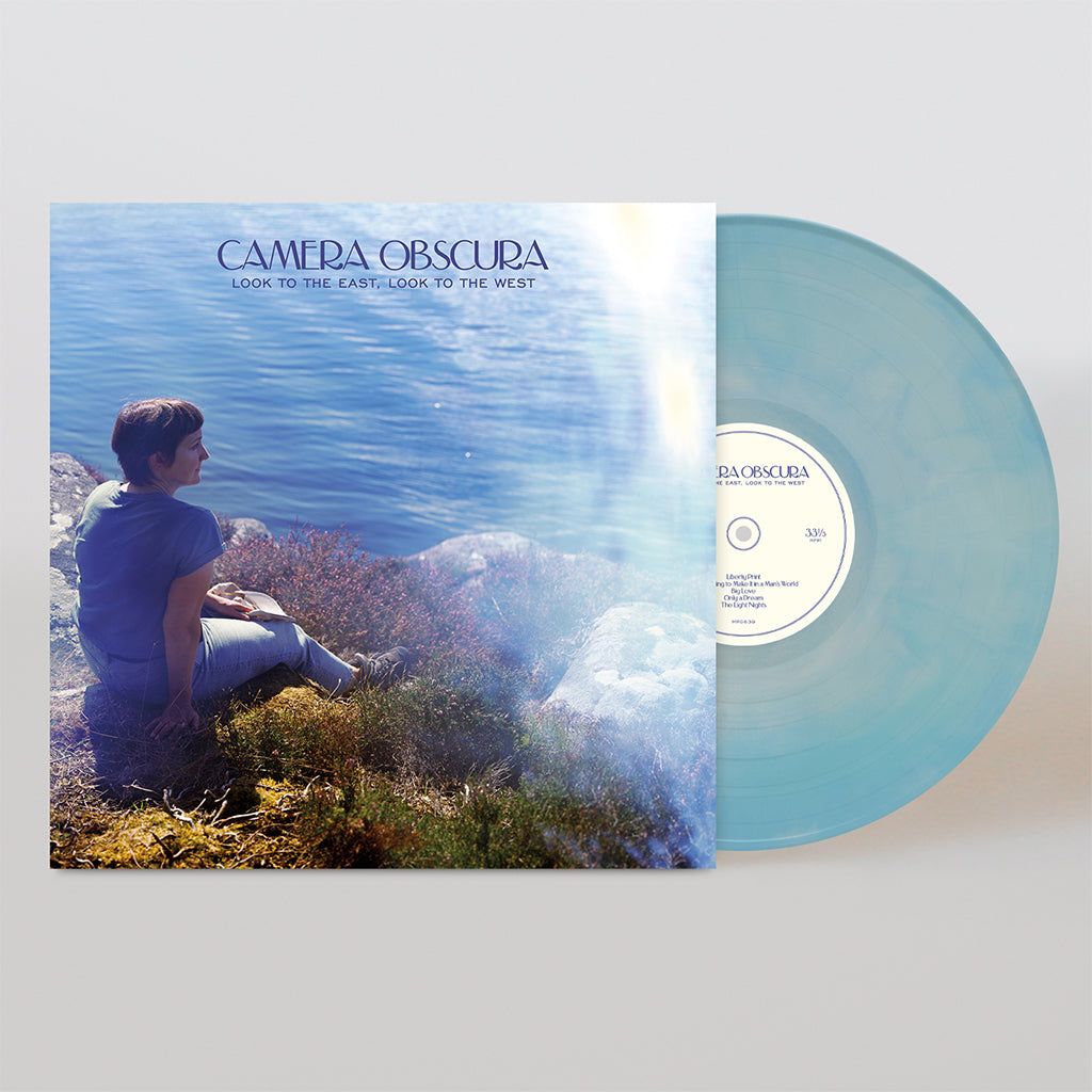CAMERA OBSCURA - Look To The East, Look To The West - LP - Baby Blue and White Galaxy Vinyl [MAY 3]