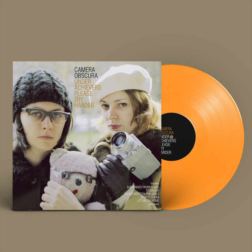 CAMERA OBSCURA - Underachievers Please Try Harder (2023 Reissue) - LP - Orange Vinyl