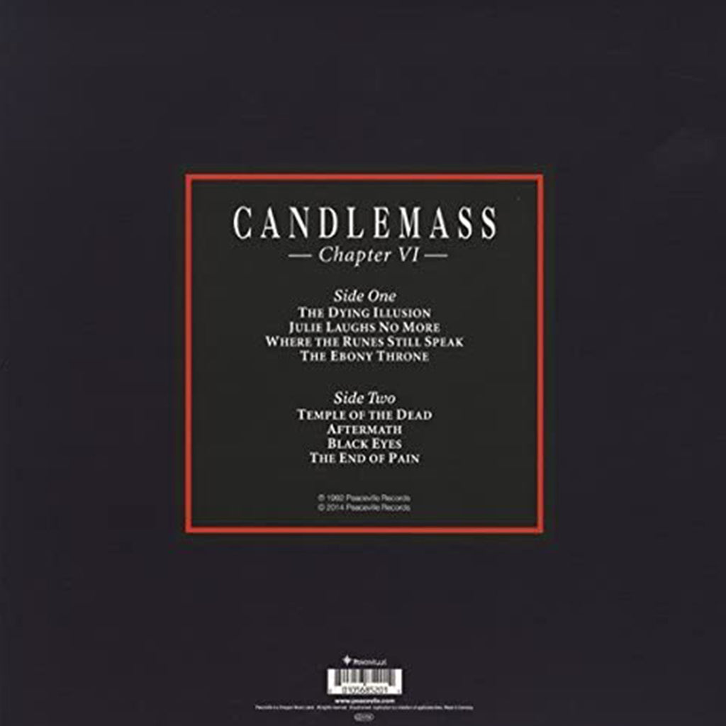CANDLEMASS - Chapter VI (2023 Reissue) - LP - 180g Vinyl [JUN 23]